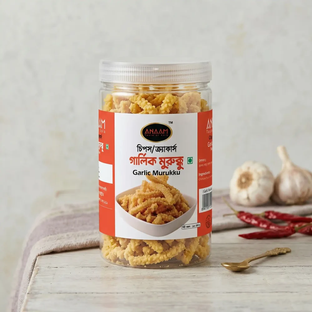 Garlic Murukku Crackers 150g